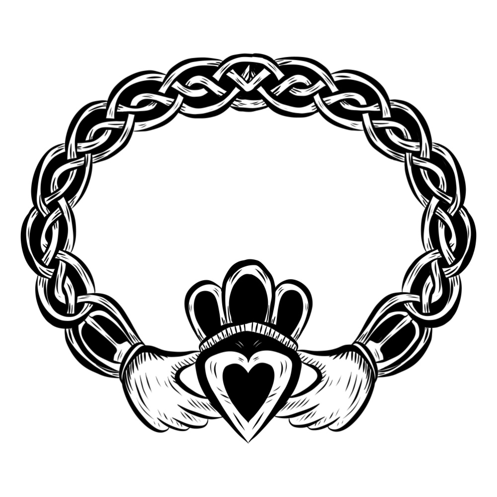 Irish Expressions:  Irish Tattoo Designs.  Image of Claddagh Symbol courtesy of Shutterstock.