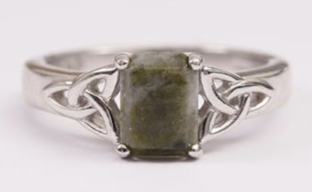 Connemara Marble Ring.  Photocredit: 
The Irish Store
