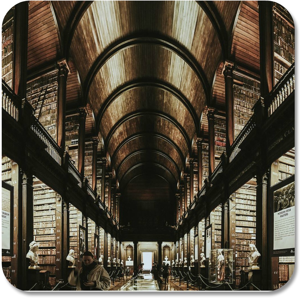 Trinity College Old Library - home of the Book of Kells.