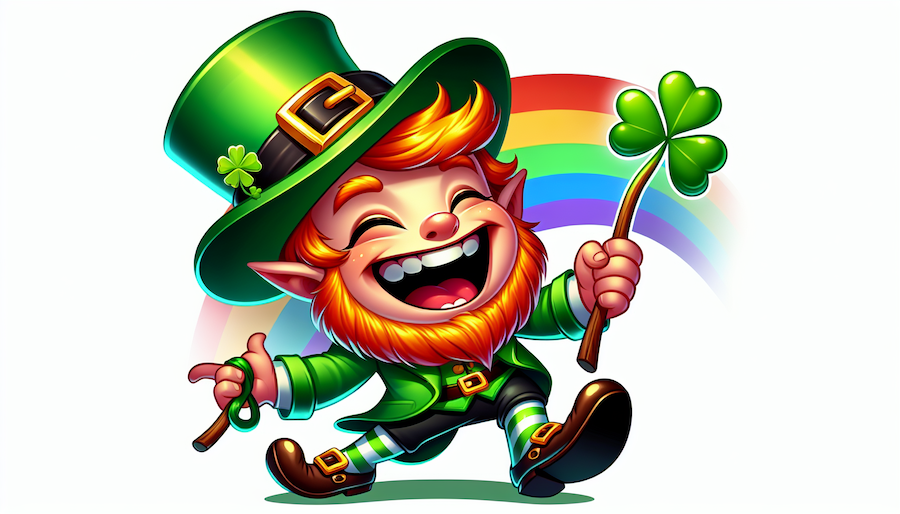 Laughing Walking Leprechan