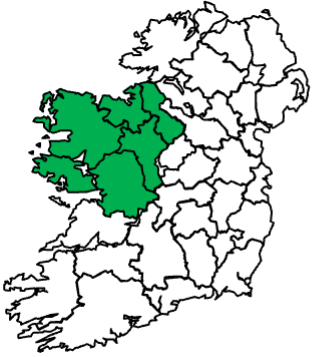 Location of Connacht Province
