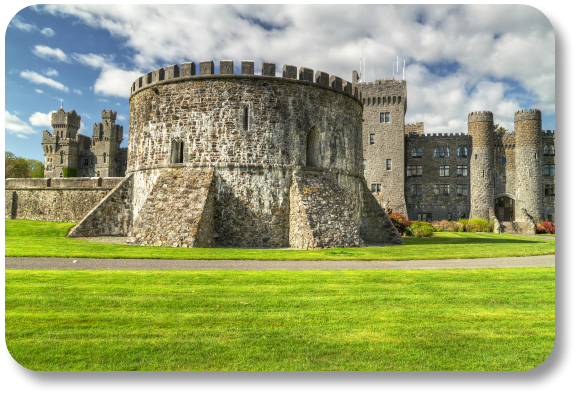 Irish Expression: Castles to See in Ireland.  Image of Ashford Castle courtesy of Bigstock.