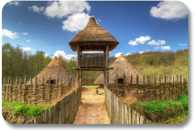Shannon Ireland Travel - Gate to Iron Age Settlement in Craggaunowen