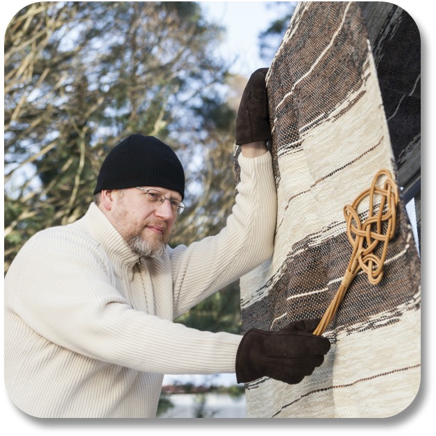 Irish Christmas Traditions - Man Doing Household Chores