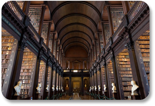 Irish Expressions - Long room, Old Library, Trinity College