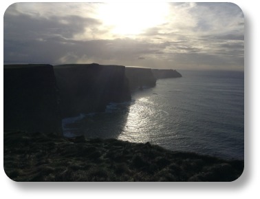 Irish Expressions - Cliffs of Moher in late afternoon.