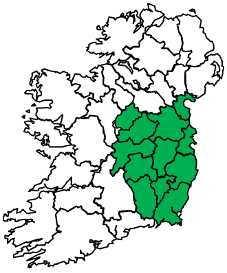 Location of Leinster Province