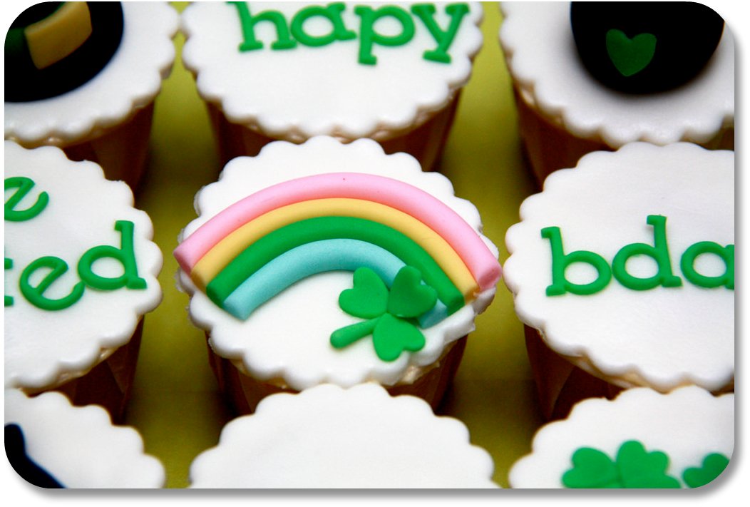 Irish Expressions:  Irish Trivia and Traditions.  Image of Irish birthday cupcakes courtesy of Shutterstock.