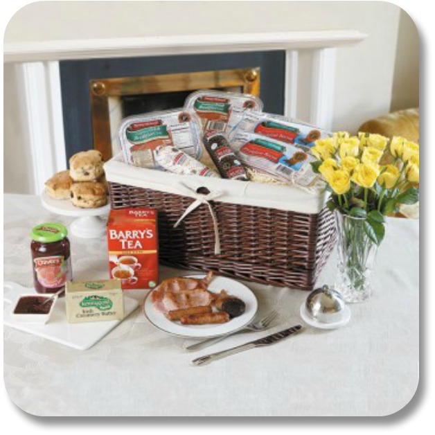 Irish Expressions: Creative Irish Gift. 
Breakfast Basket from TheIrishStore.com