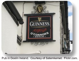 Pub in Doolin Ireland.  Courtesy of Satemkemet.  Flickr.com