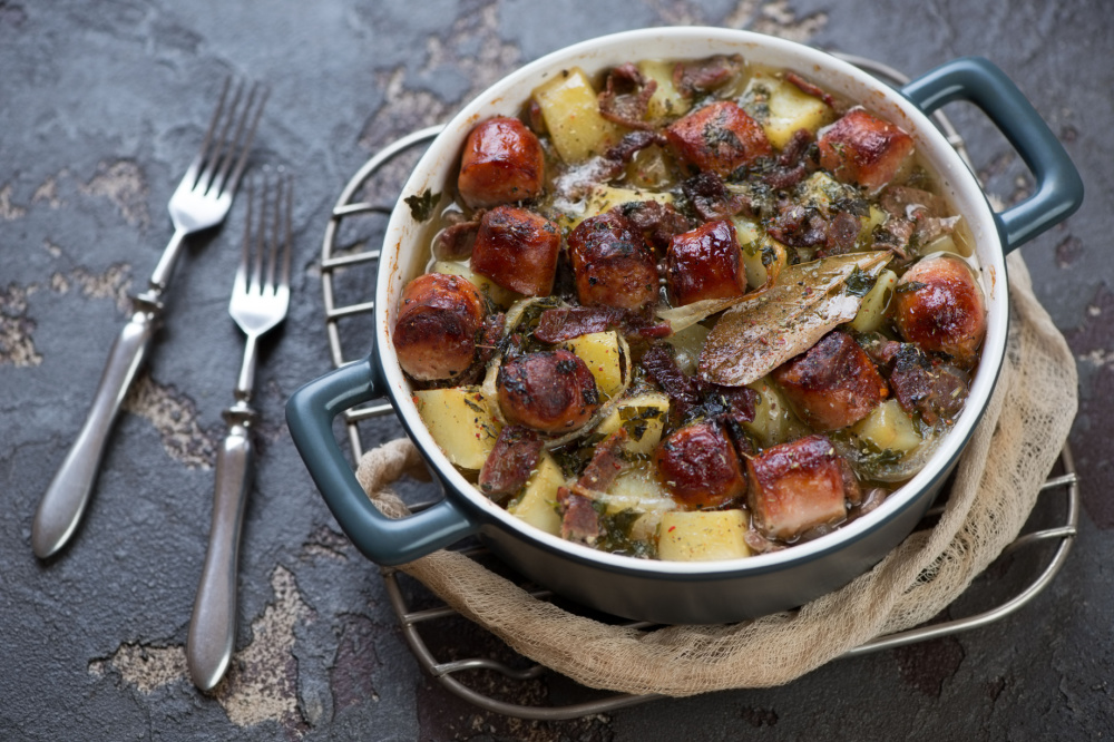 Irish Expressions:  Easy Irish Recipes.  Image of Dublin Coddle courtesy of Shutterstock.