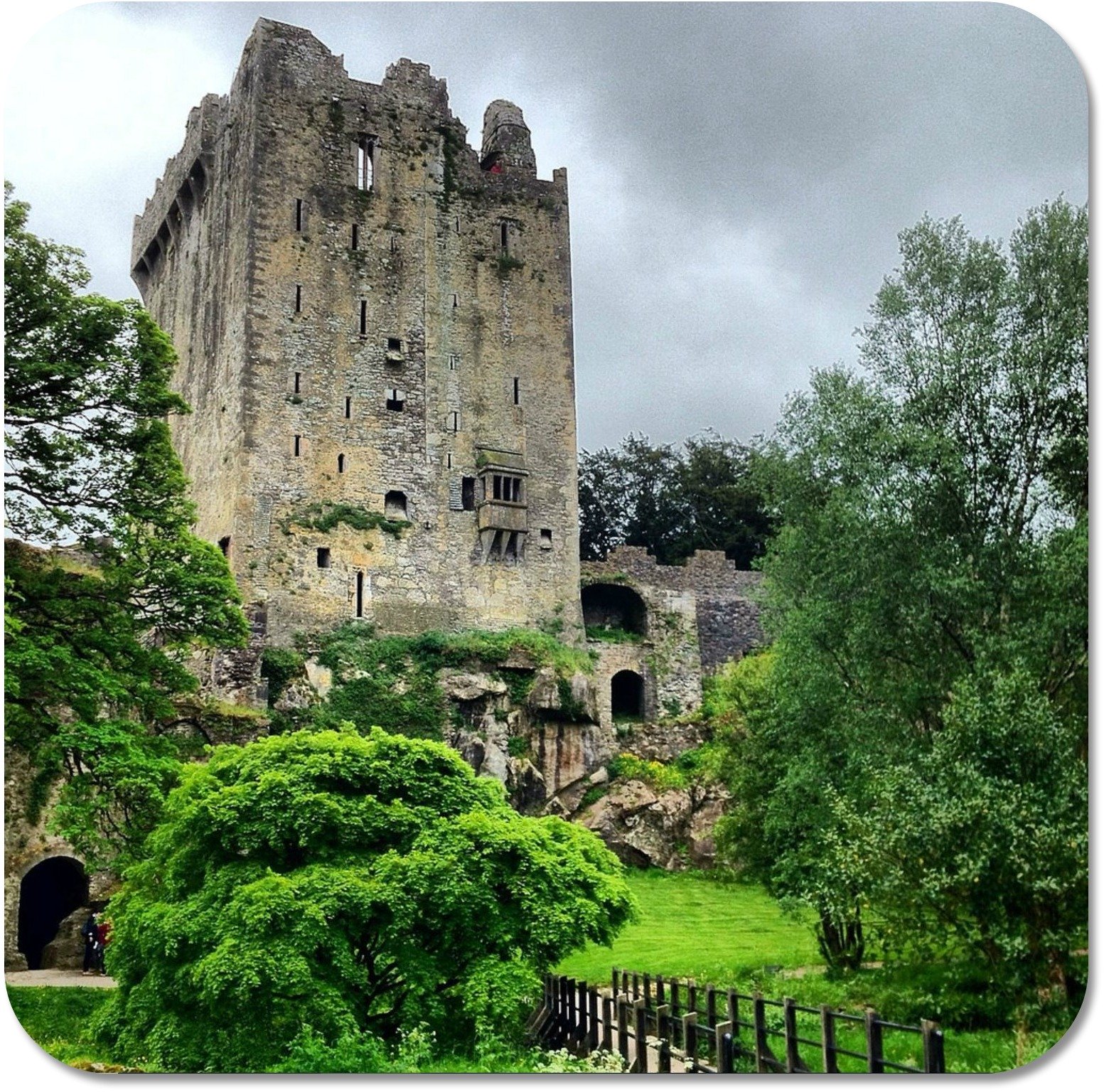 Irish Expressions - facade of Blarney Castle!