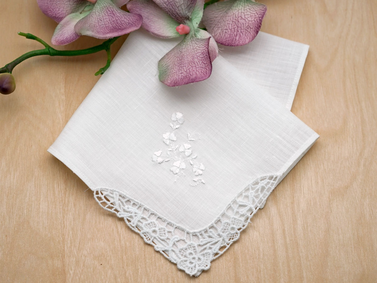 Irish Linen Hankie from Bumblebee Linens