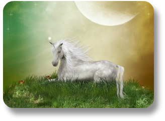 Irish Expressions:  Irish Song Lyrics. Image of a unicorn courtesy of Bigstock.