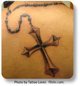 Irish Expressions:  Irish Tattoo Designs.  Photo of Irish Cross tattoo by Tattoo Lover. Flickr.com