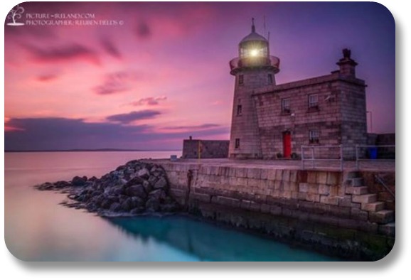Ireland Travel Destinations - Lighthouse in County Meath.  Photocredit Rueben Fields @pictureireland