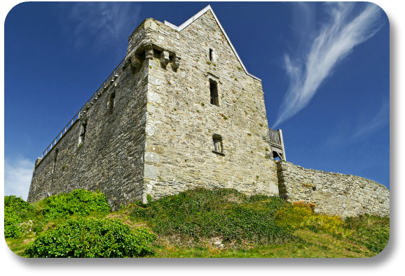 Irish Expressions:  Castles to See in Ireland. Image of Dunasead Castle courtesy of Bigstock.