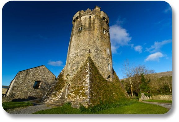 Irish Expressions:  Castles to See in Ireland.  Image of Newtown Castle courtesy of Bigstock.