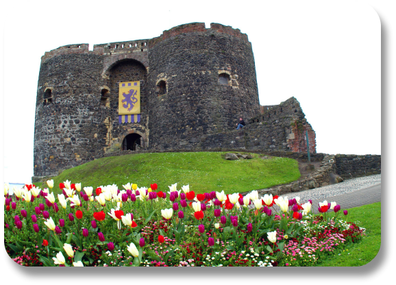 Irish Expressions: Carrickfergus Castle.  Image of the castle courtesy of Bigstock.