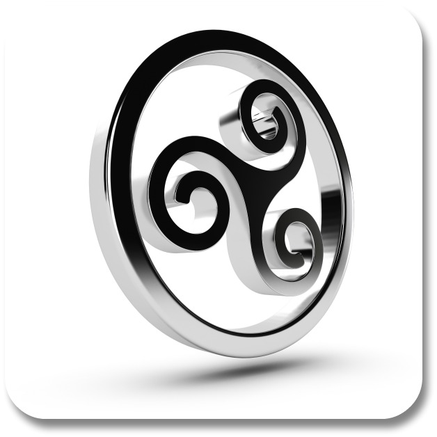 Irish Expressions:  Irish Symbols.  Image of Triskelion courtesy of Bigstock.com.