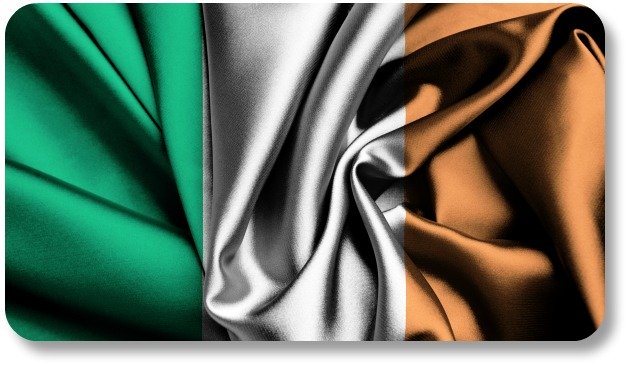 Closeup image of Silken Tricolor Flag courtesy of Shutterstock.