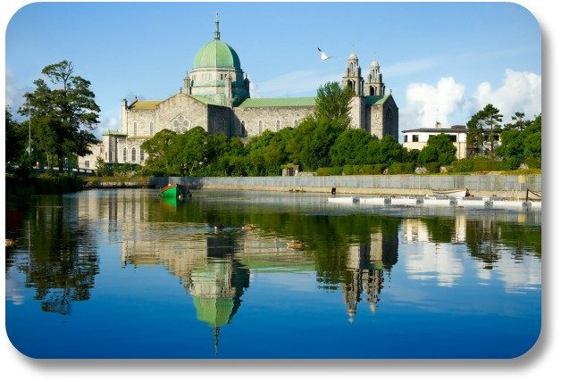 Irish Expressions:  Galway Activities - Morning View of Galway Cathedral
