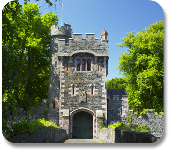 Irish Expressions: Castles to See in Ireland.  Image of Glenarm Castle courtesy of Bigstock.