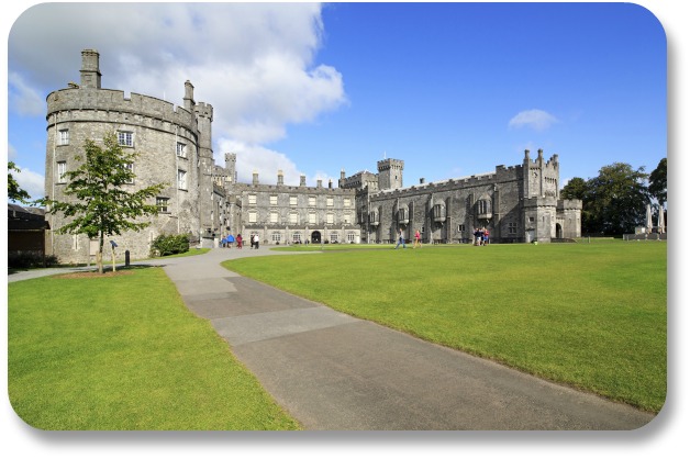 Irish Expressions:  Castles to See in Ireland. Image of Kilkenny Castle courtesy of Bigstock.