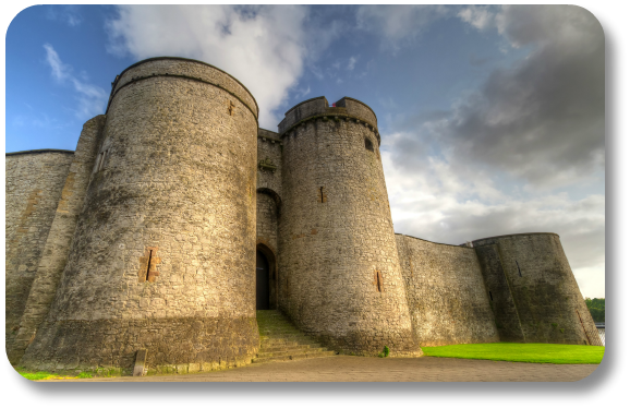 Irish Expressions:  King John Castle.  Image of the castle courtesy of shutterstock.