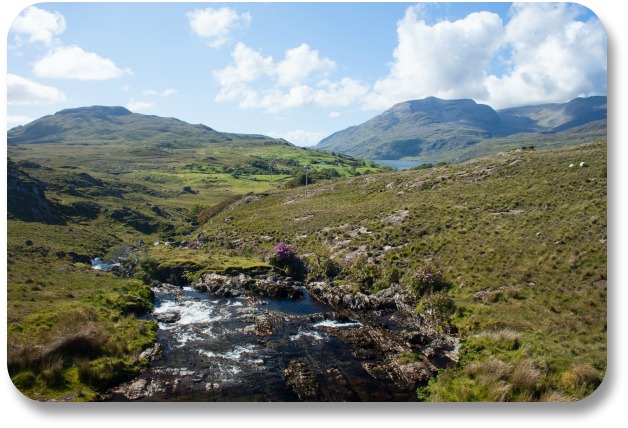 Connemara Travel - Stream in Connemara Landscape