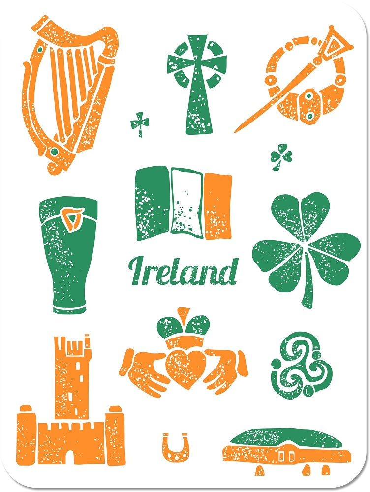 Irish Expressions:  Irish Symbols.  Montage of Irish Symbols courtesy of Flickr.com.