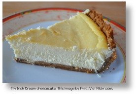 Irish cream cheescake.  Image by Fred_V.  Flickr.com