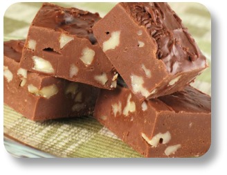 Irish Expressions: Irish Dessert Recipes.  Image of four squares of fudge per license with Bigstock.com.