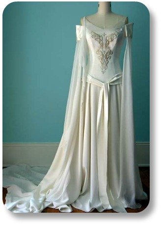 Irish Expressions:  Irish Wedding Dresses.  Image of wedding gown per license with Flickr.com.