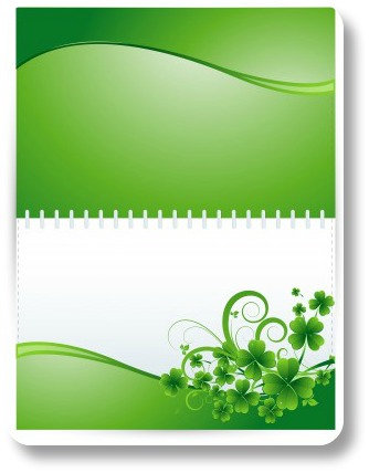 An idea for St Patrick Day crafts.  Irish greeting cards!
