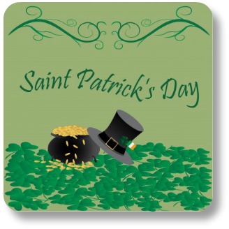Irish Expressions.com:  St Patricks Day Party Ideas.  Image of leprechan hat and pot of gold.