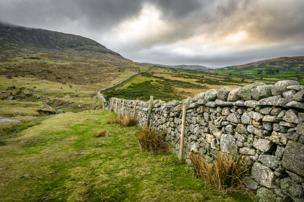 Wall on Mourne Mountains